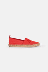 Louis Vuitton Kanvas Waterfall Espadril Kırmızı - 38